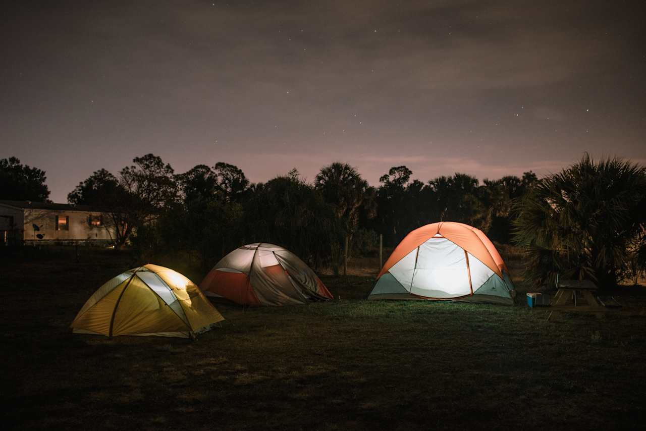 Plenty of room for tents.