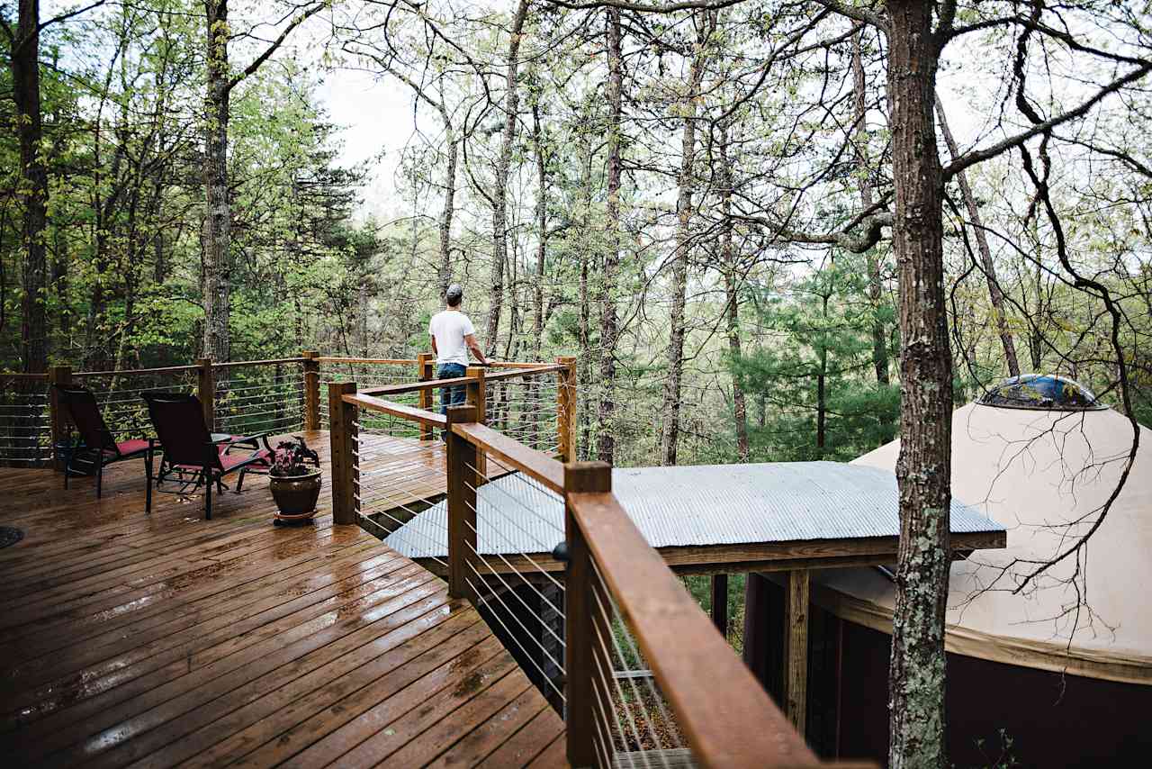 Why be Square?! Blue Ridge Yurt