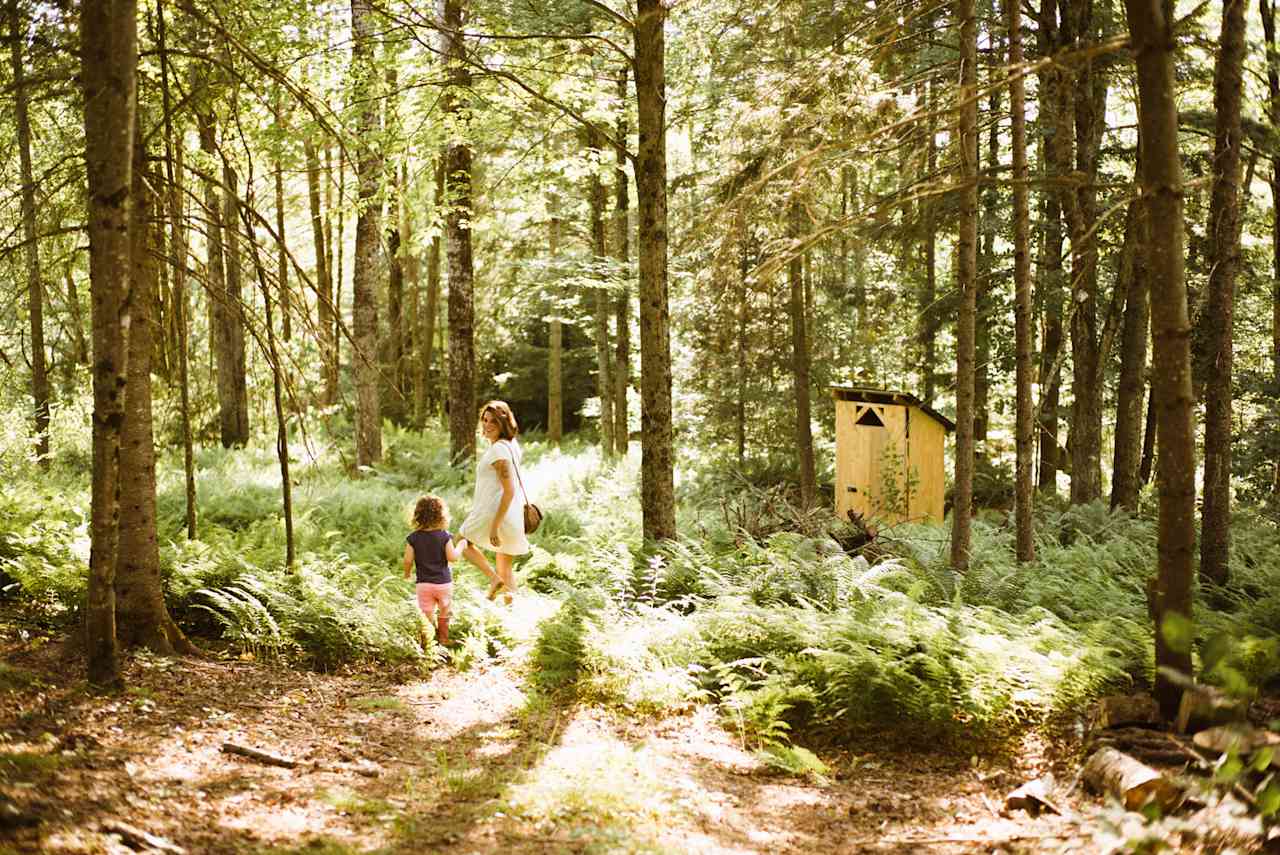 Personal outhouse.