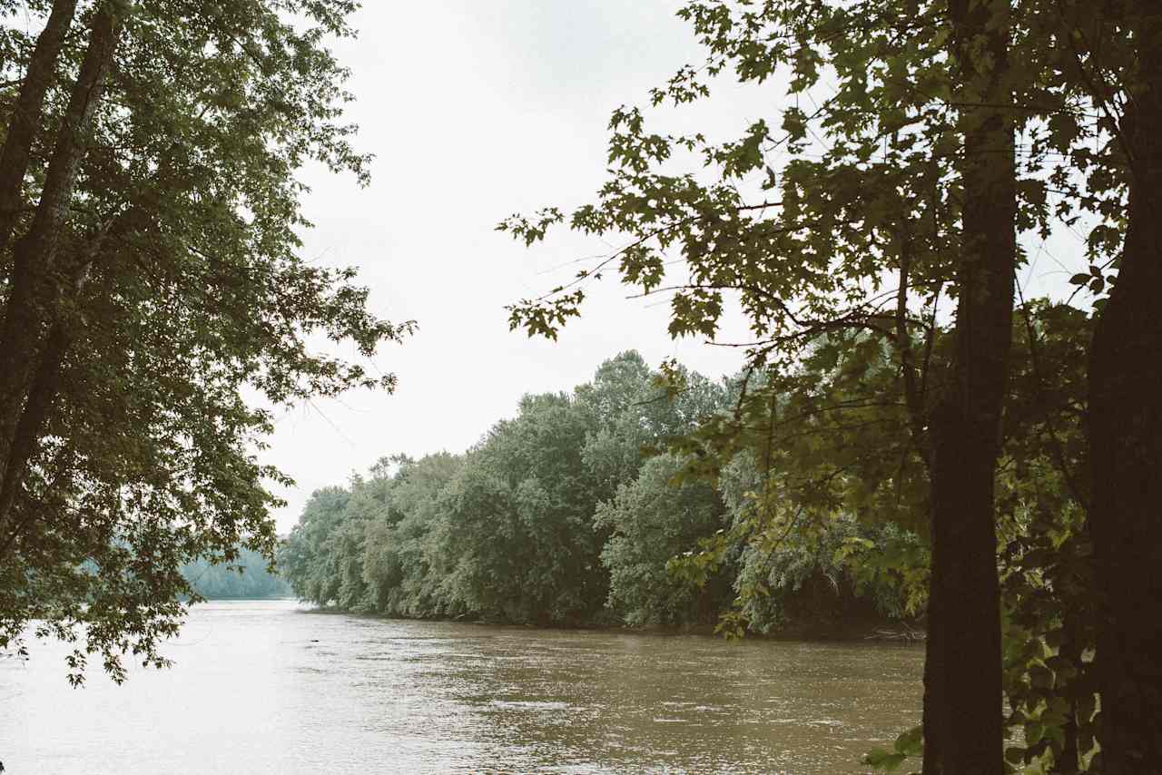 Views of the river from my site!