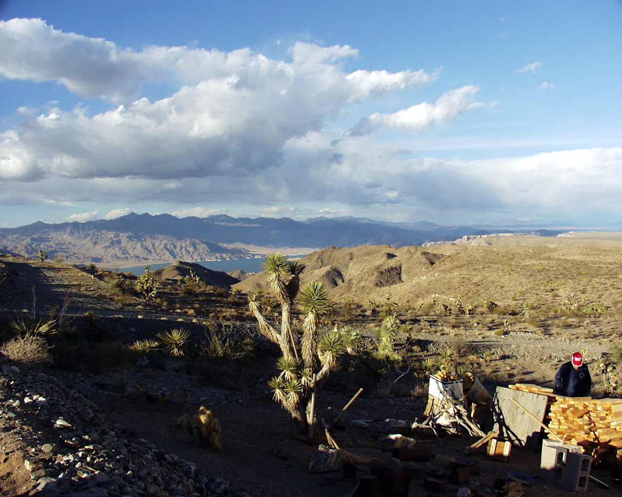 View NE from property.