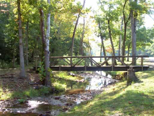 Bridge in the subdivision