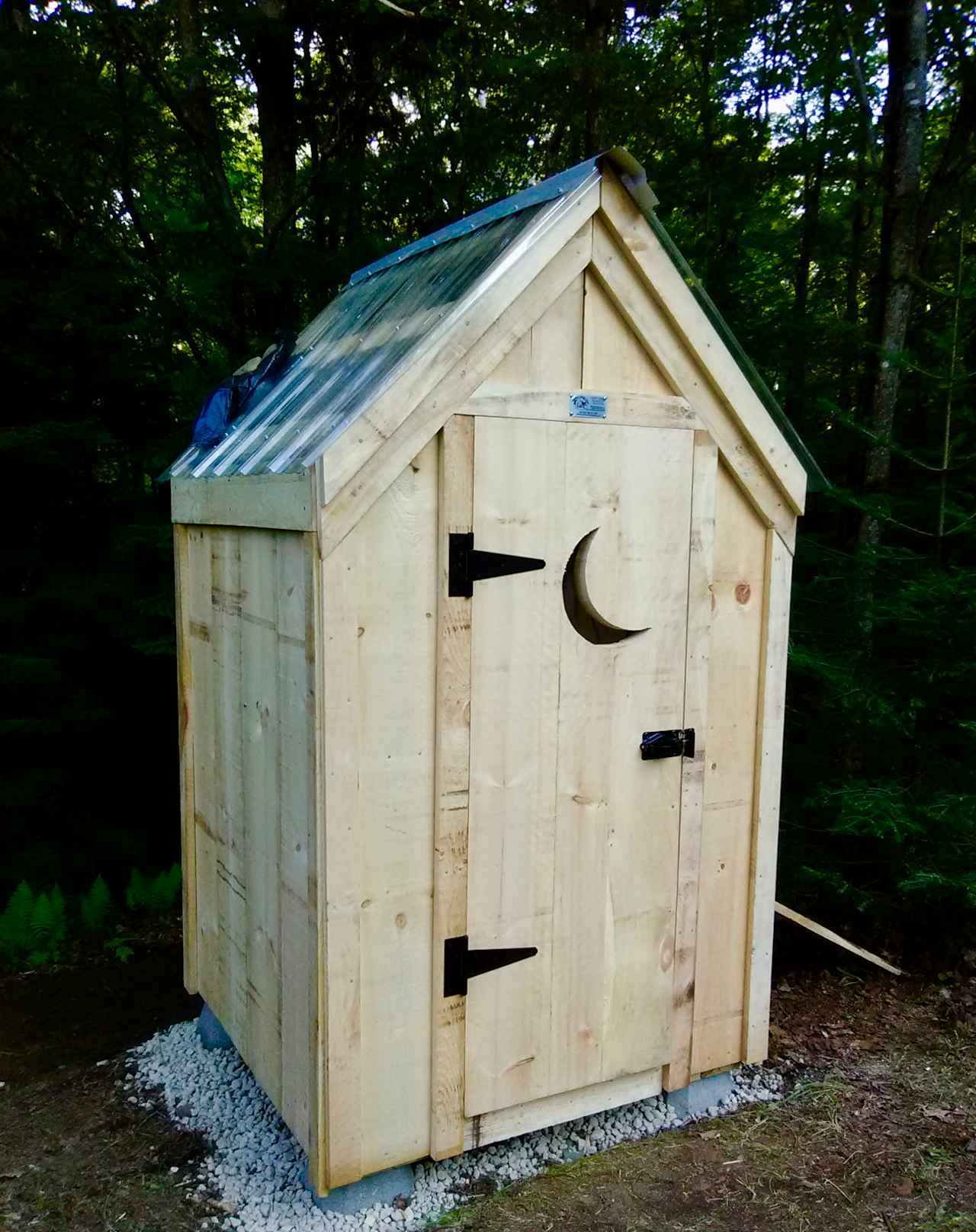 Outhouse with Composting Toilet 
