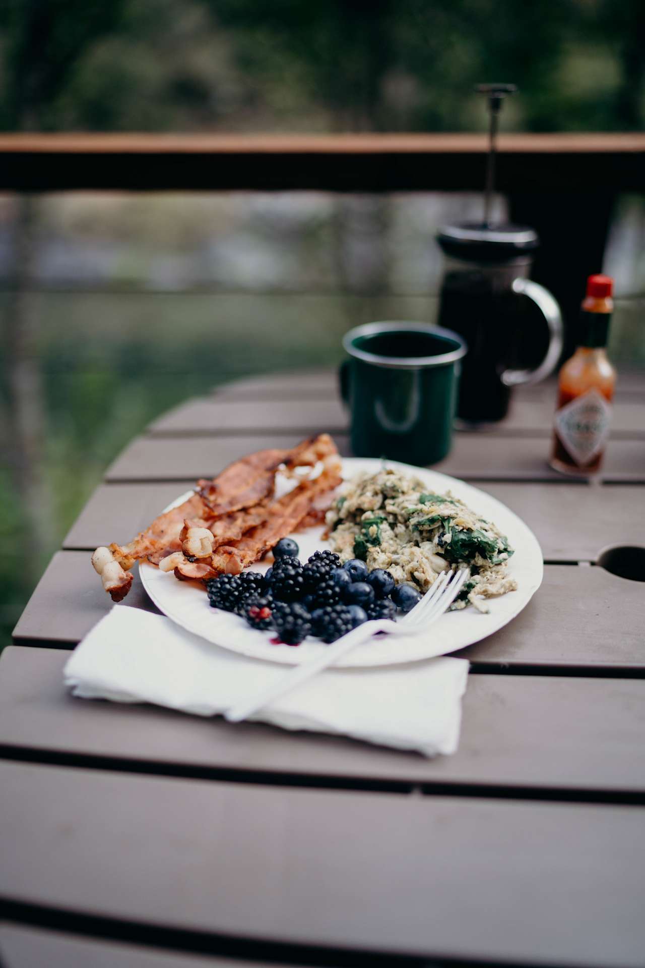 The blackberries were quite the yummy addition. 