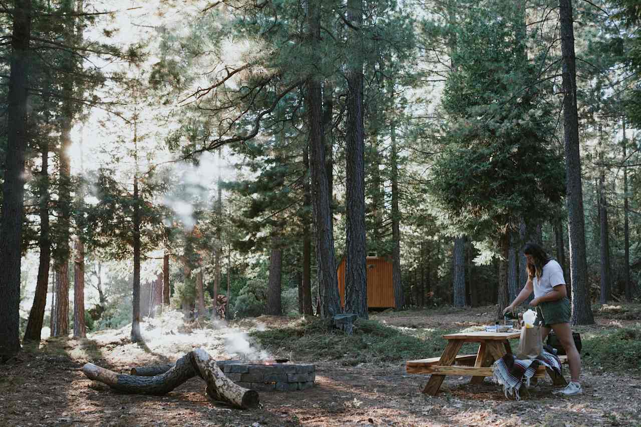 picnic and cooking area
