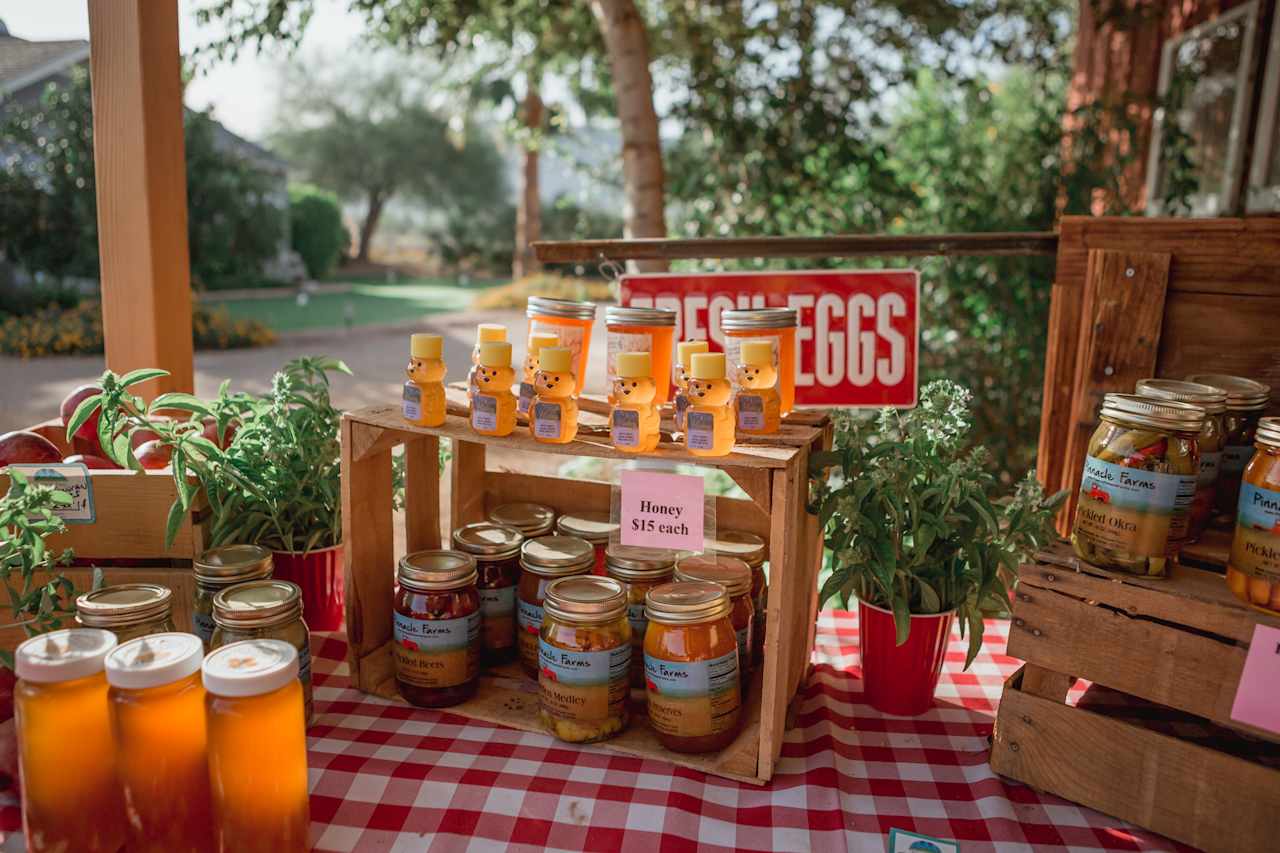 fresh eggs, honey, pickled veg, and more! 