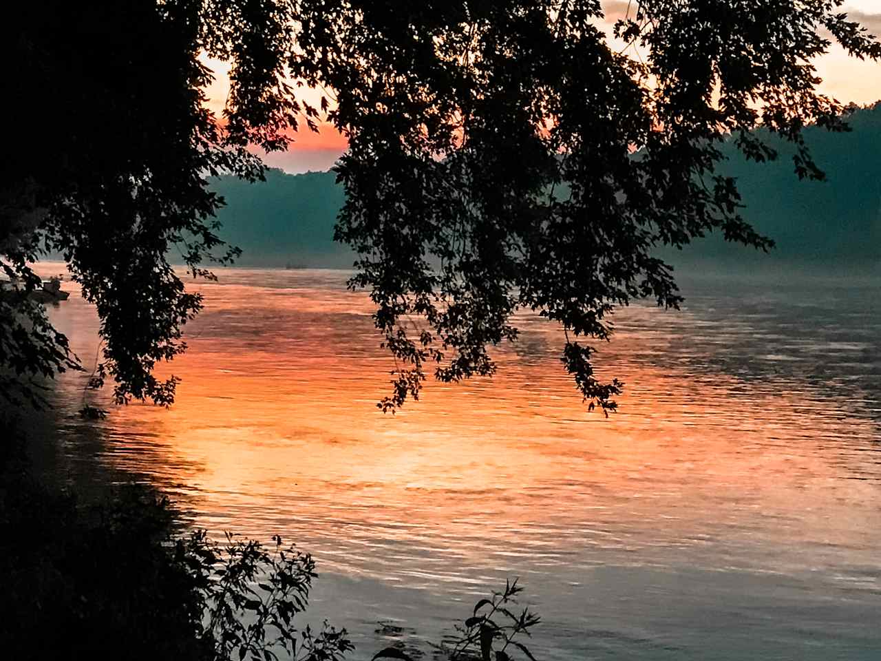 Evening river view