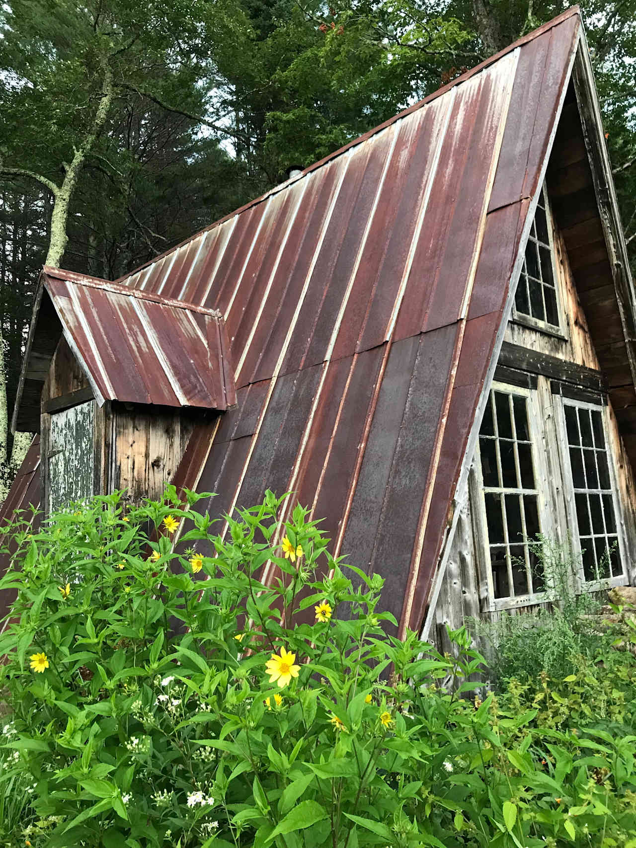 A-frame entrance