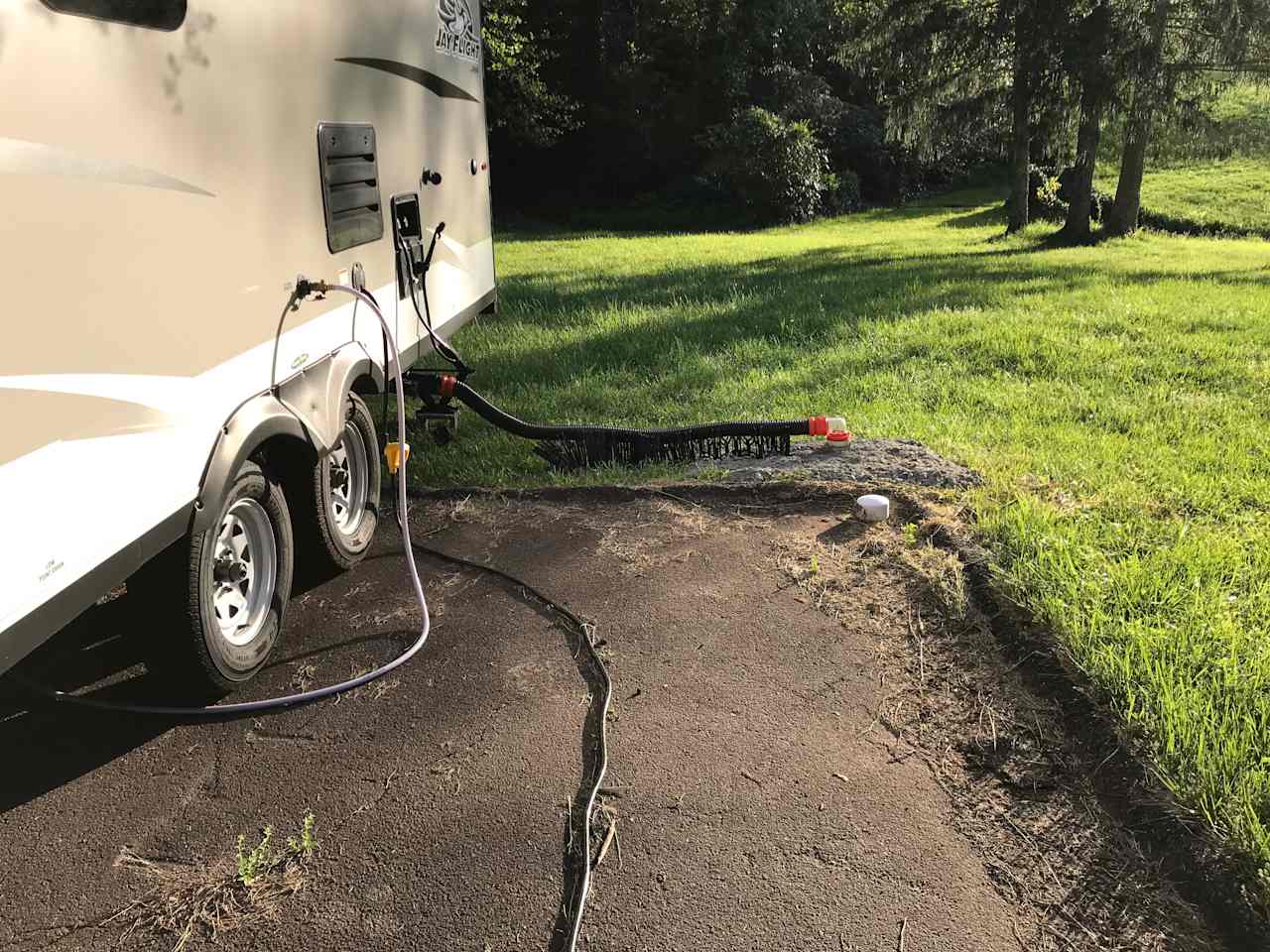 All hooked up.