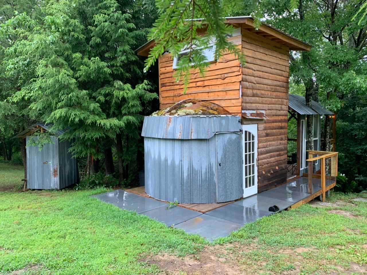 The BEECH Treehouse 
And Composting Toilet Outhouse