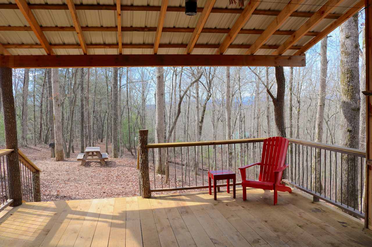 Mountaintops has great views and is so private- it backs up to 140 acres of wilderness yet has easy paved road access. 