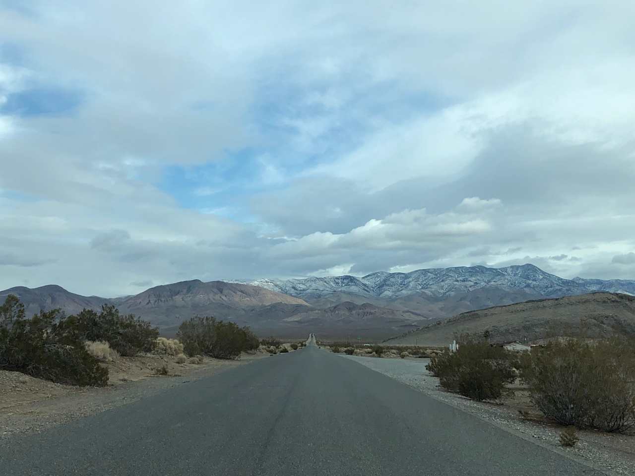 Ranch Road driving back towards Hwy 160 in December.