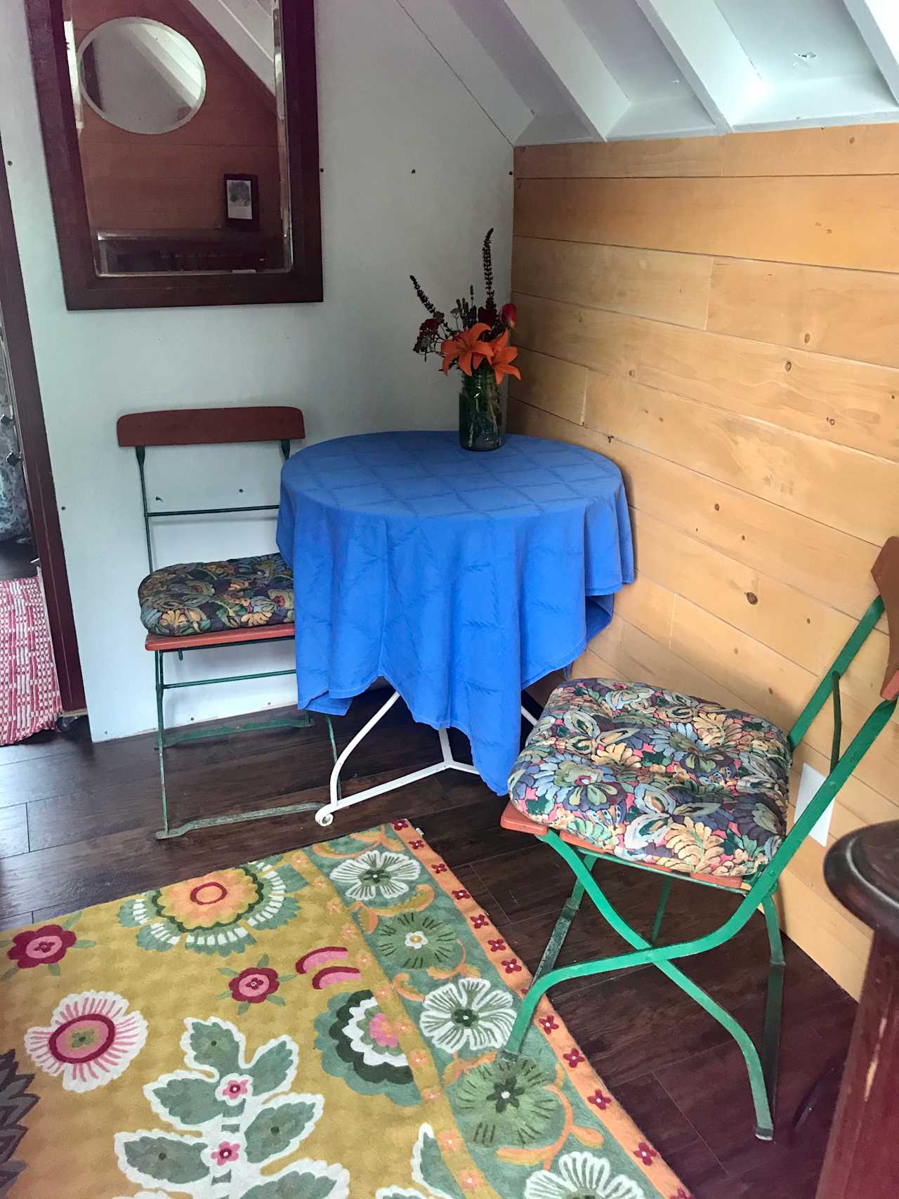 Bistro table and chairs