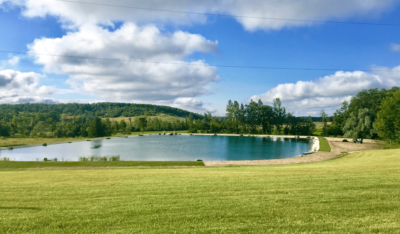 Rockhill Music Amphitheatre, overlooking the swimming Oasis