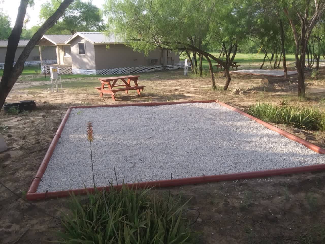 level tent site with water electric and cabletv! 