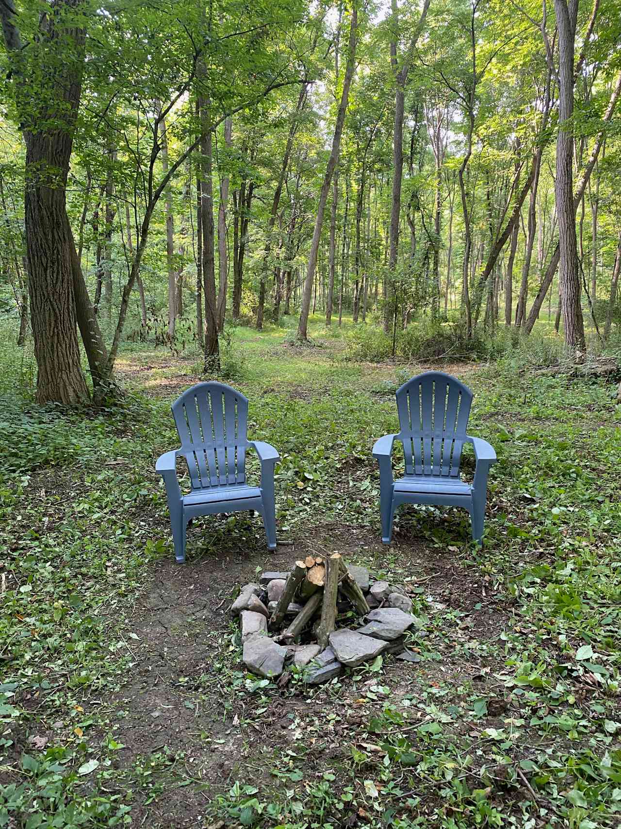 Campsite near the creek, very peaceful, can hear and see the waterfall.