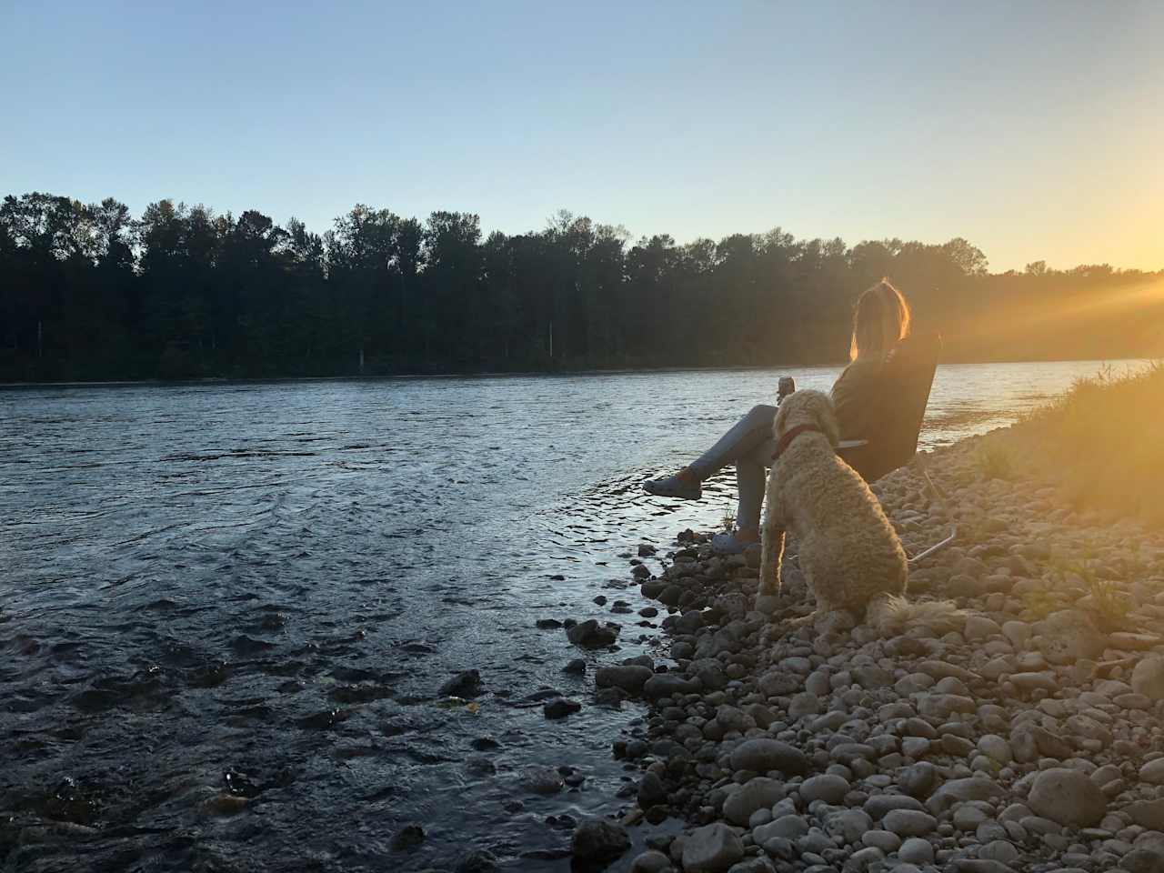 Skagit river camping and sauna