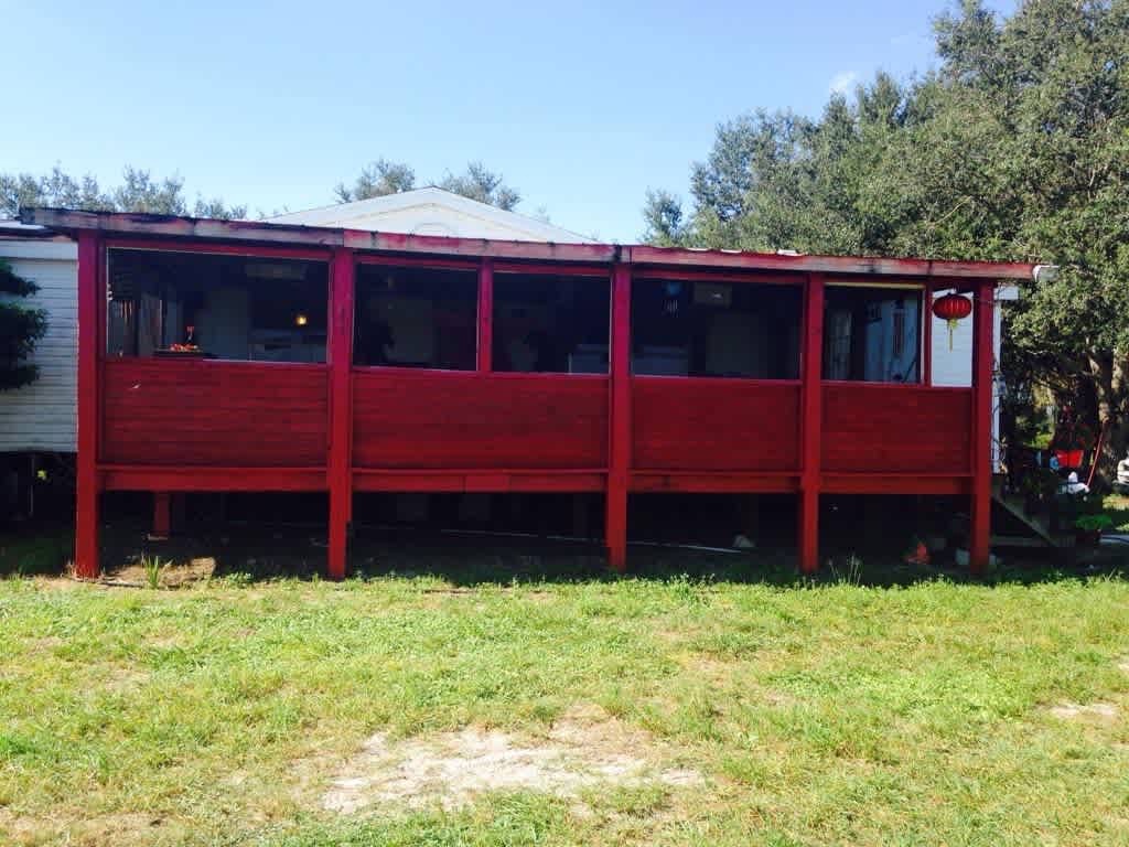 House centrally located on the property (property manager on site)