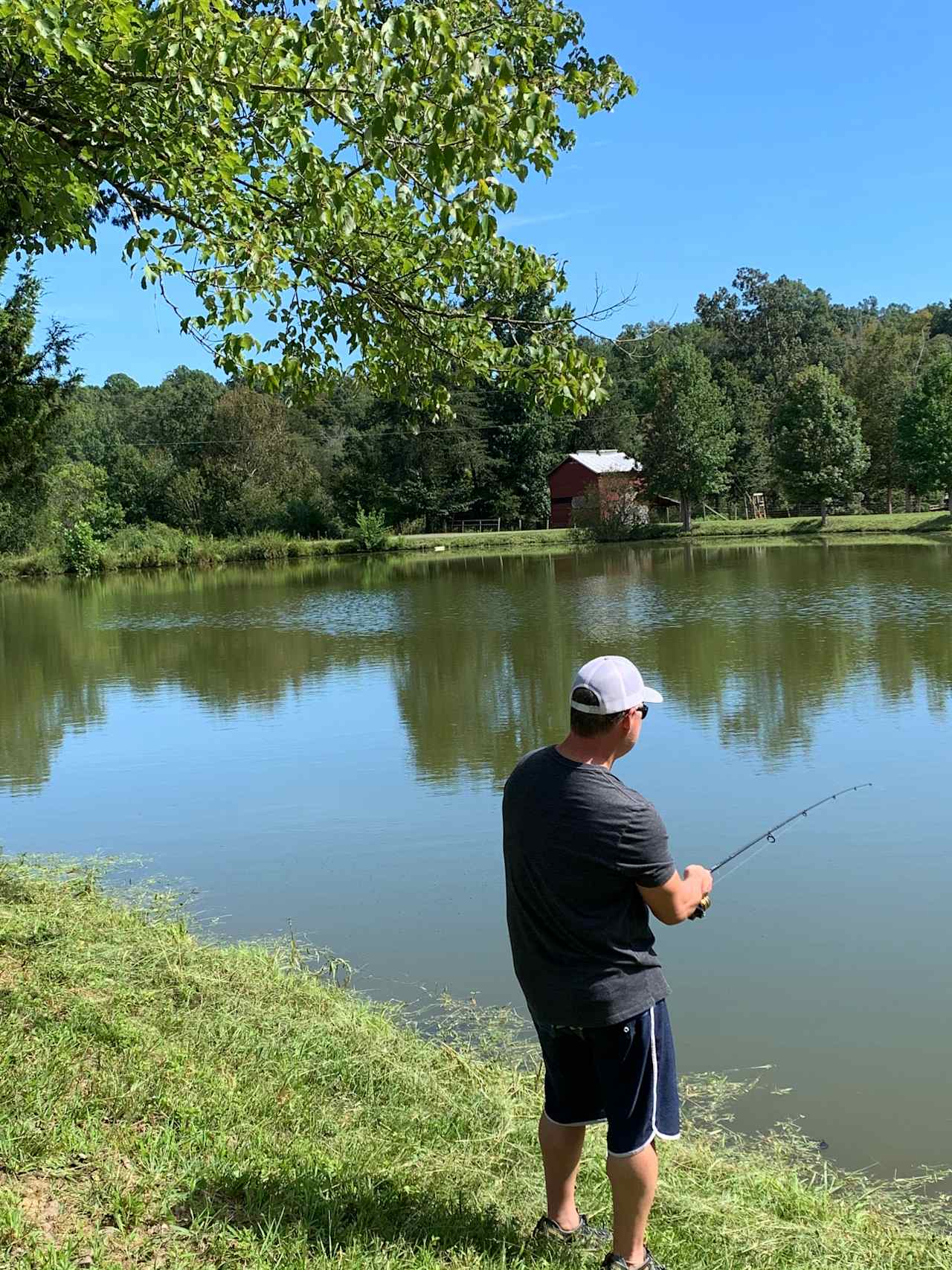 Fishing in common pond