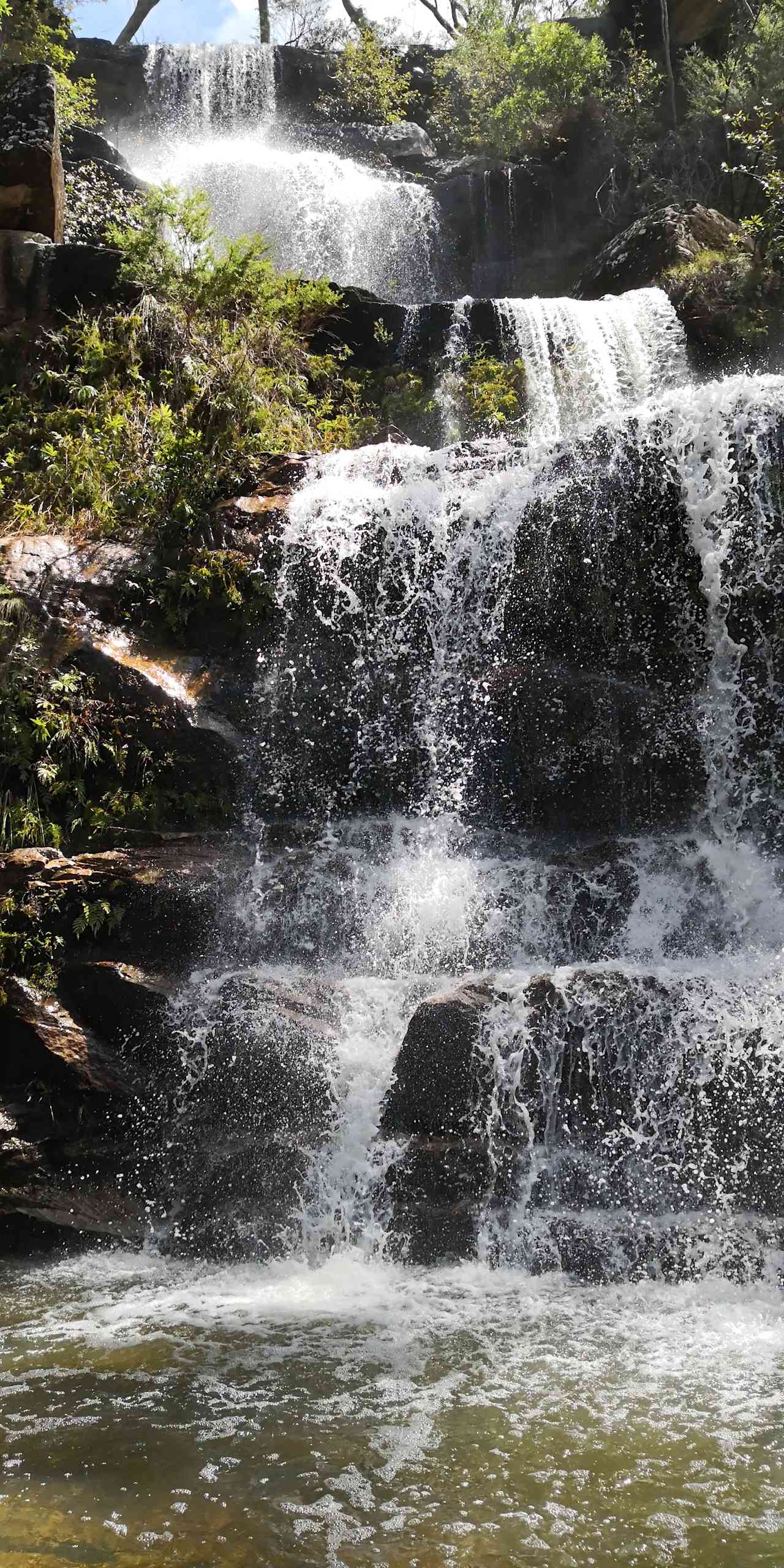 Our back waterfall