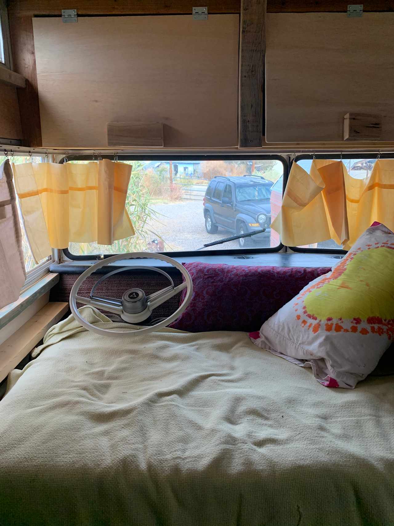 Extra bed space, and storage space — with a view! 