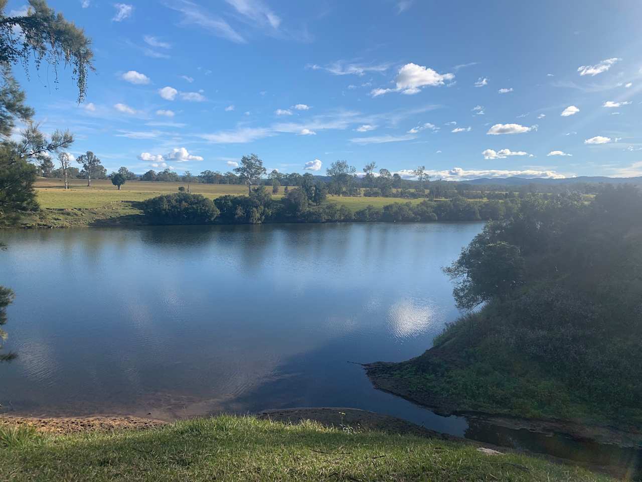 The beach. Where Big hill creek runs into the Clarence River