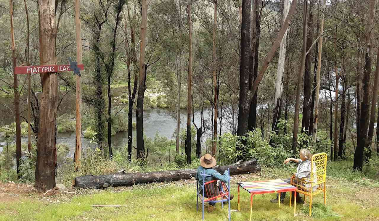 view from Platypus Leap to the river