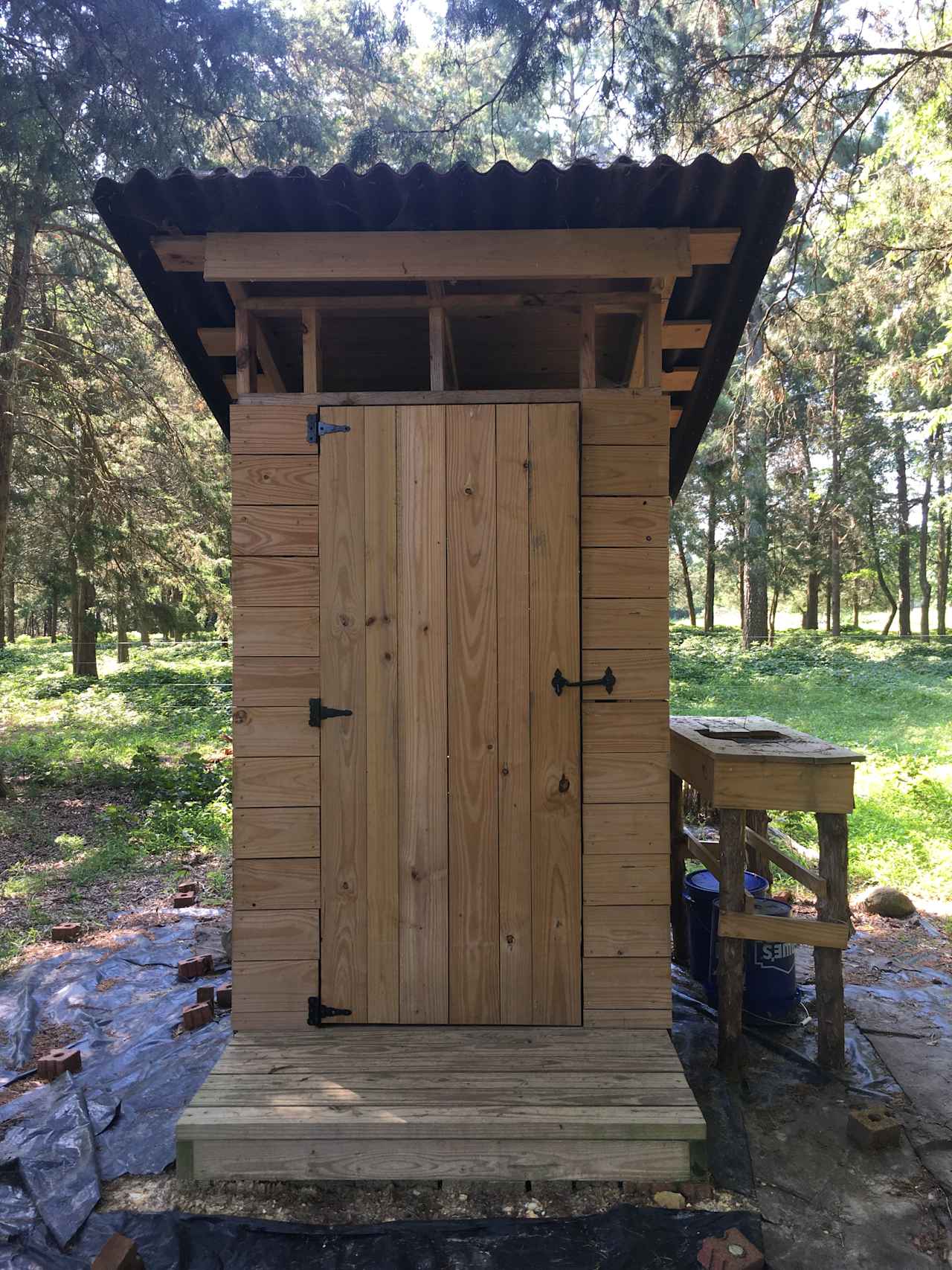 The outhouse
