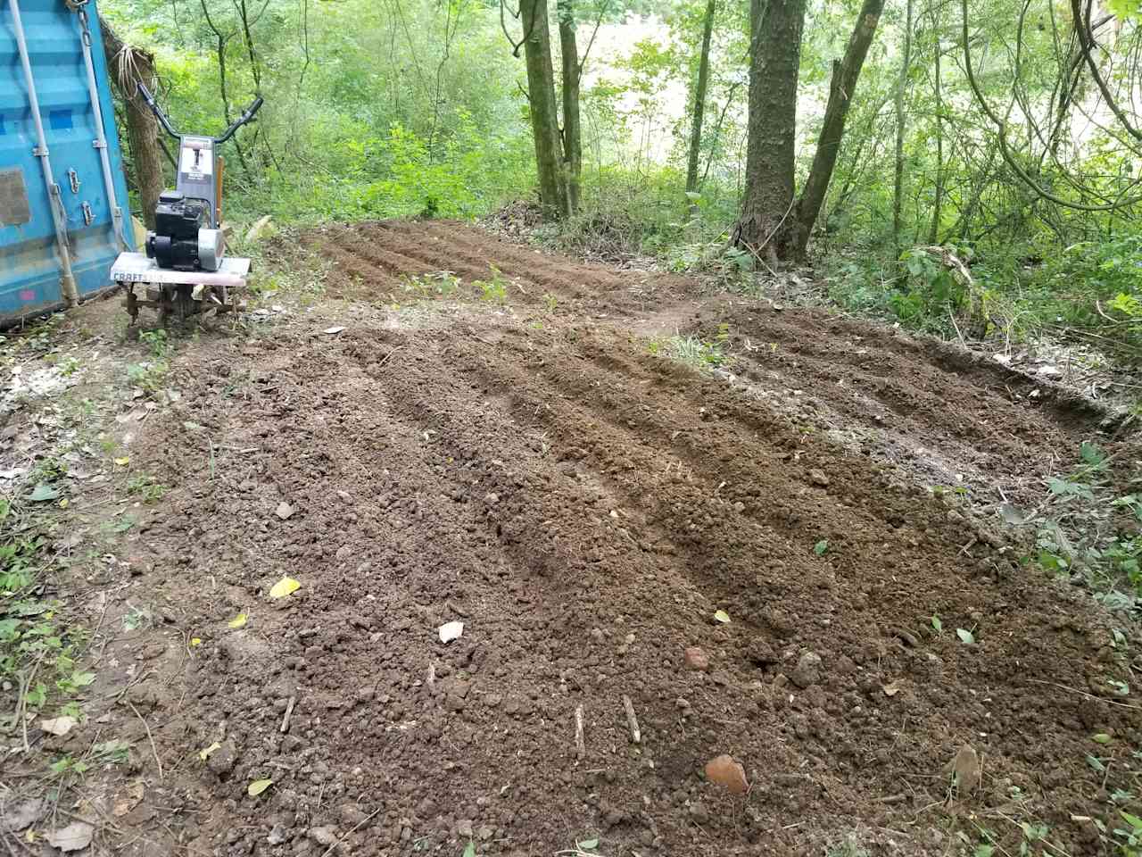 I like to plant a garden when I'm in the area.