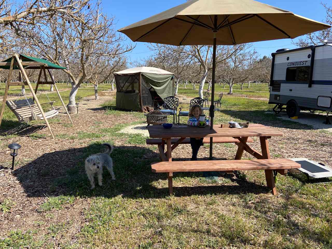 Our 3 year old daughter and our pup had a great time exploring!