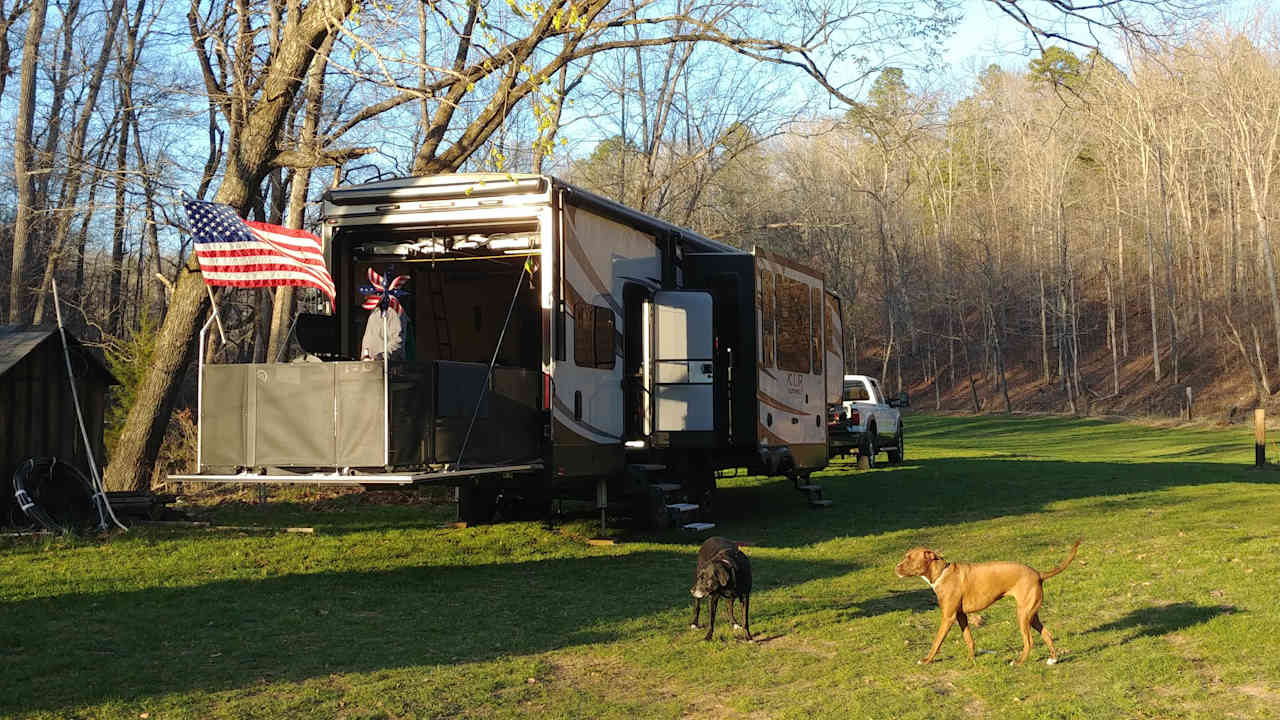 The Pups love to camp, so if you have a dog friendly dog or dogs bring them along.