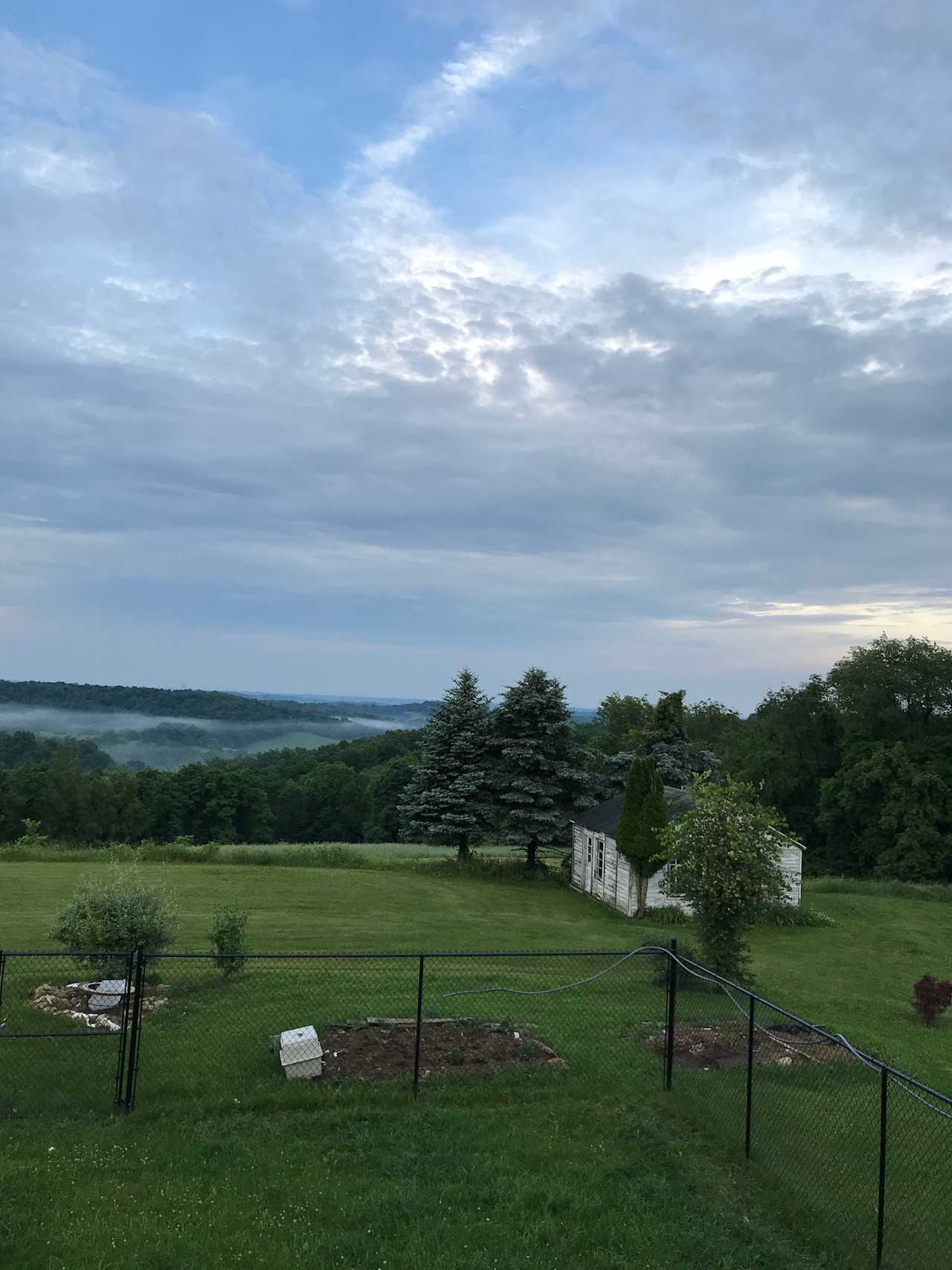 Camping with beautiful Sunrises