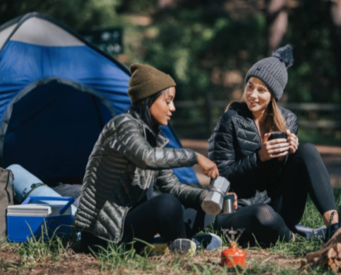 You'll enjoy a private space for camping and relaxing with family and friends . . .