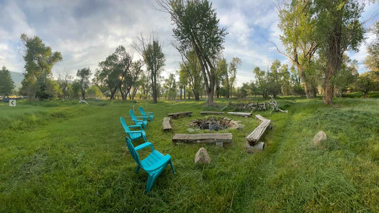 Ranch camping with seasonal stream