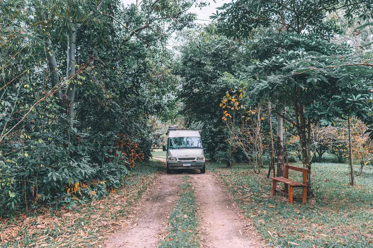 The road in