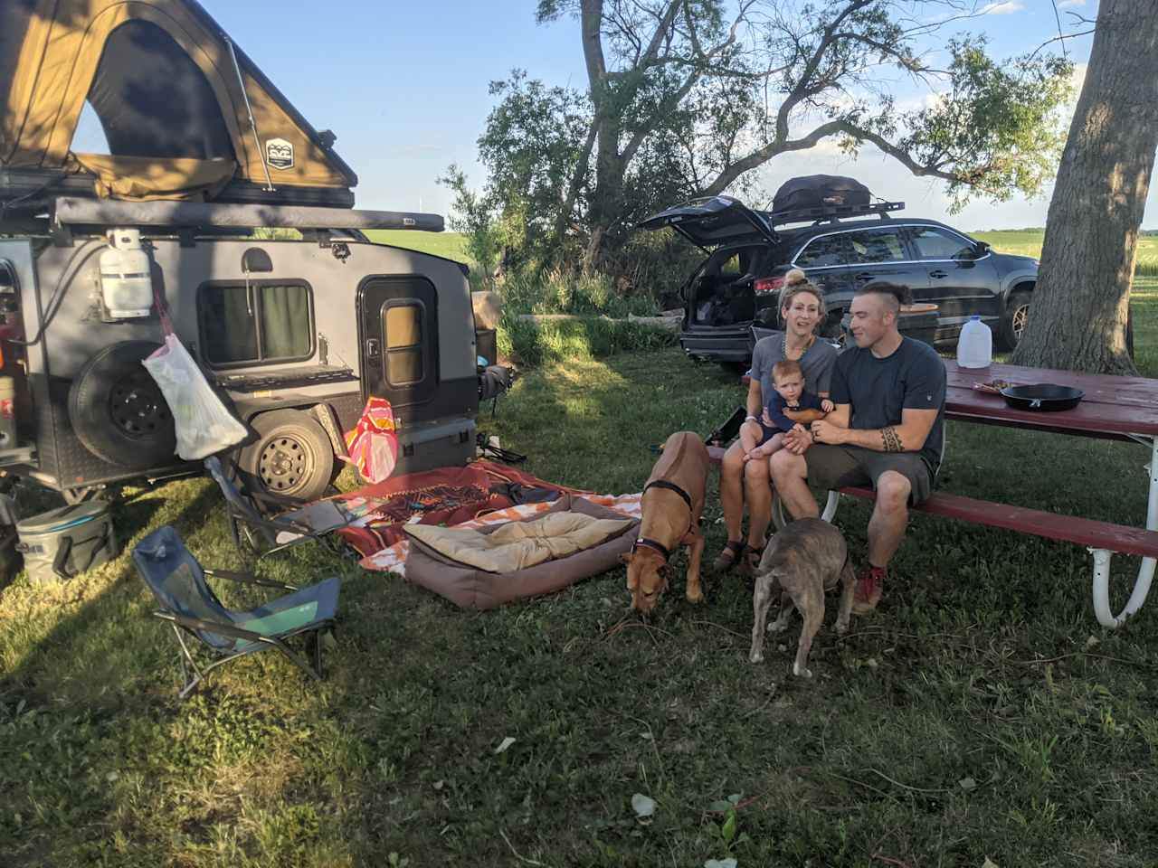 Happy campers in site #5
