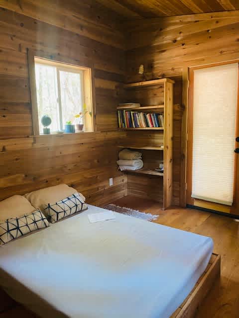Forest Cabin with a deck