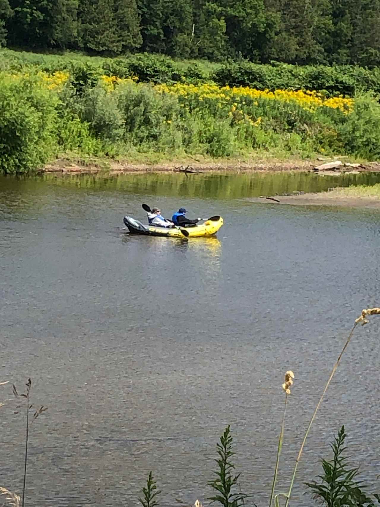 Paddle away, all the way through downtown Sherbrooke. We'll pick you up :)