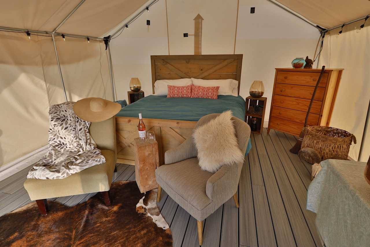 Many creature comforts!