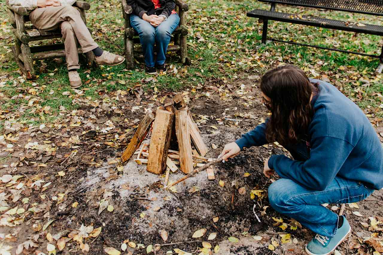 Bonfire area and firewood included!