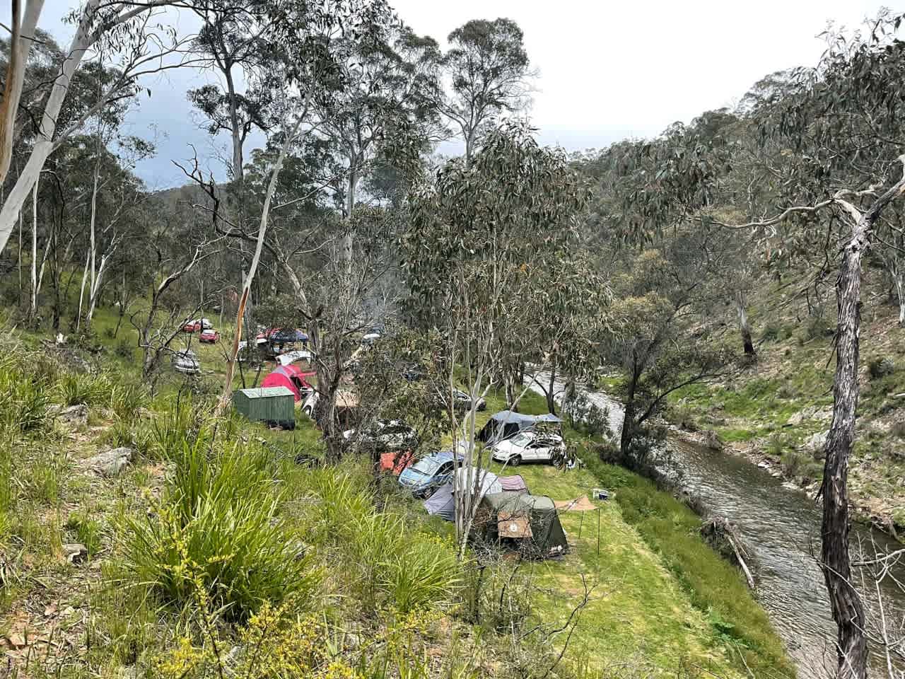 A big group at Wallaby flat