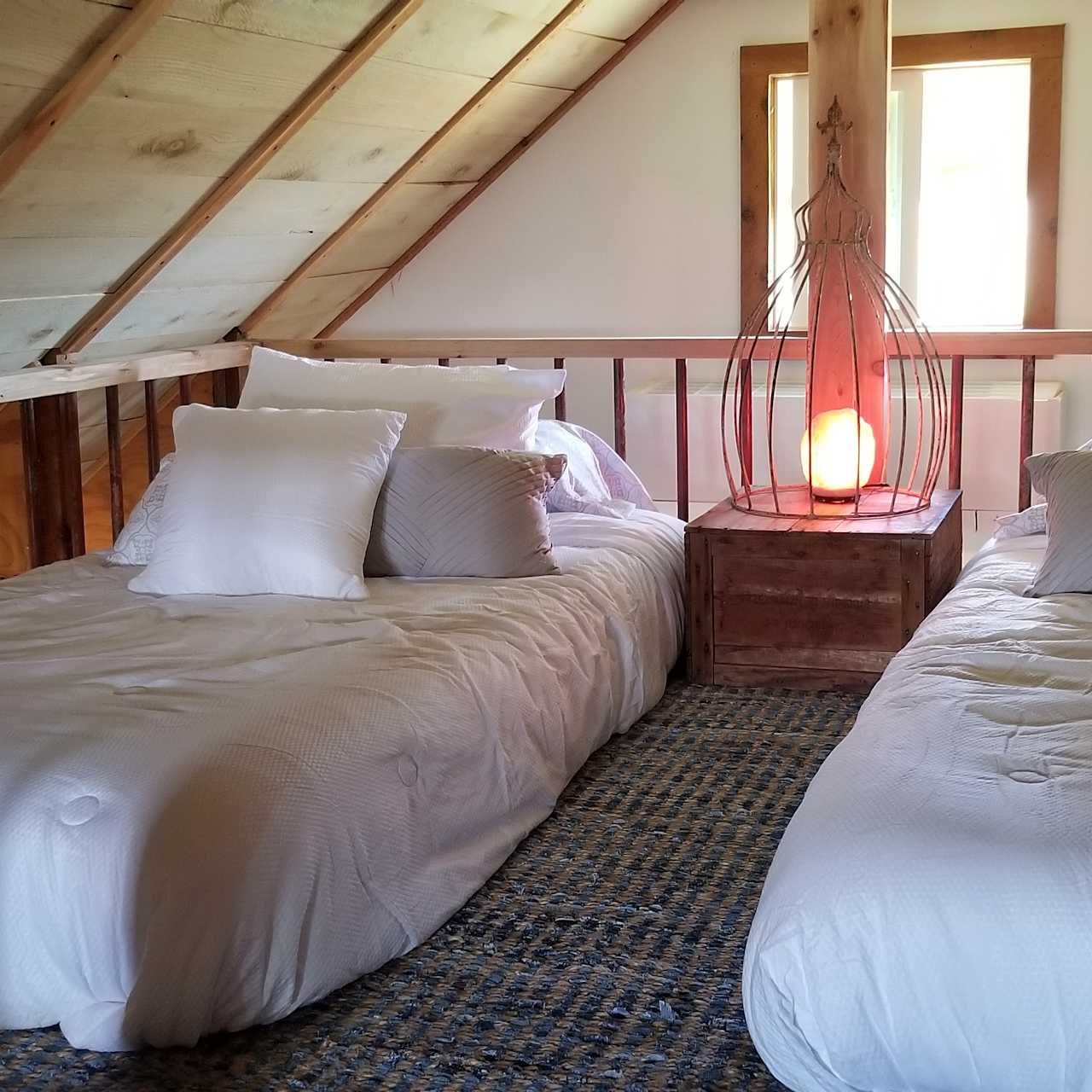 Upper Bird Cage Loft in Yellow Cabin