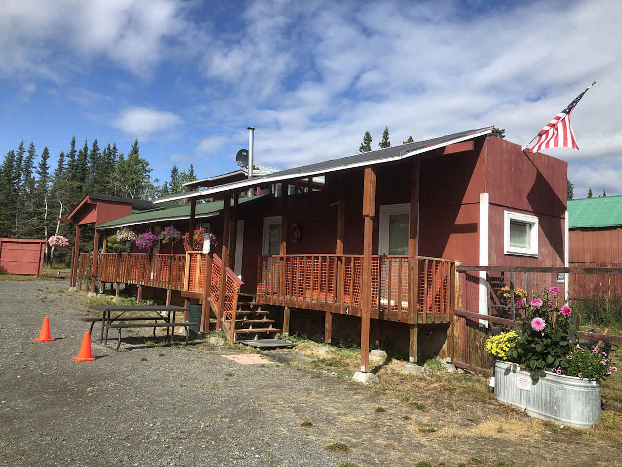 Klutina River secluded campsites
