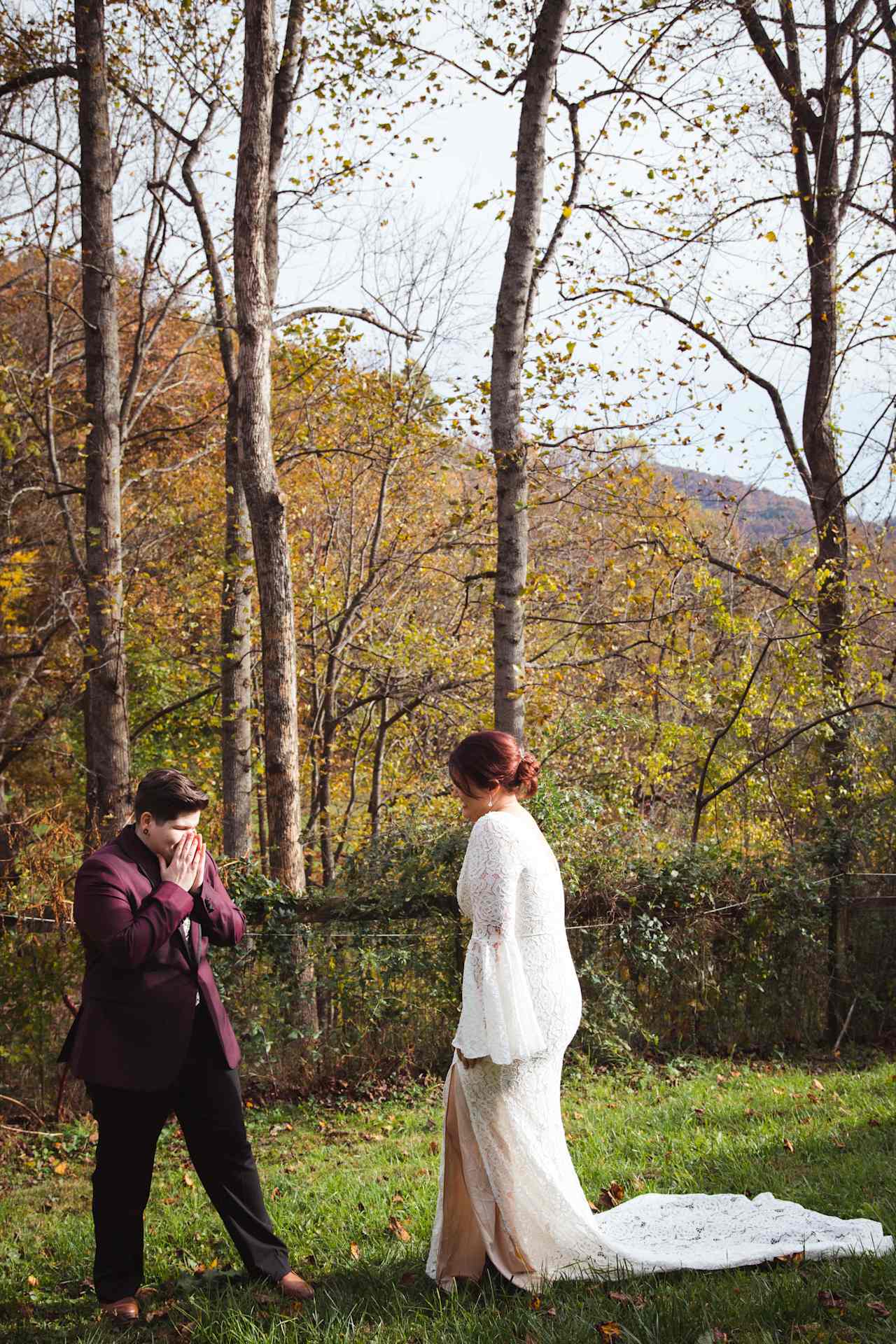 We offer elopements here at the tiny farm and other special events