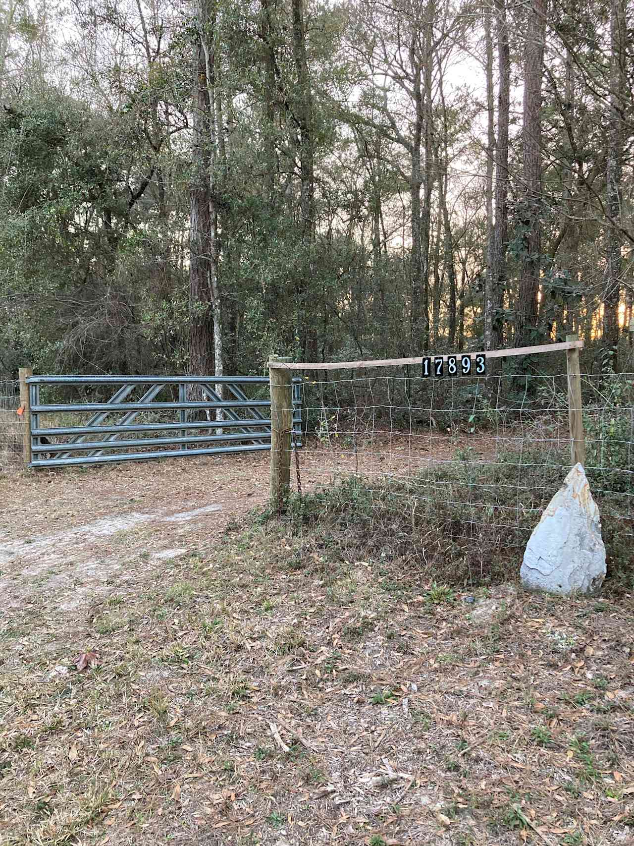 The entrance gate