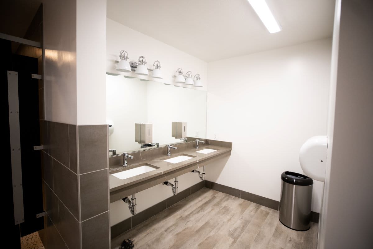 Clean and Updated Bathhouses