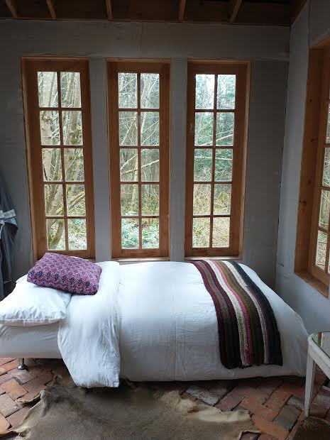 convertible bed by night