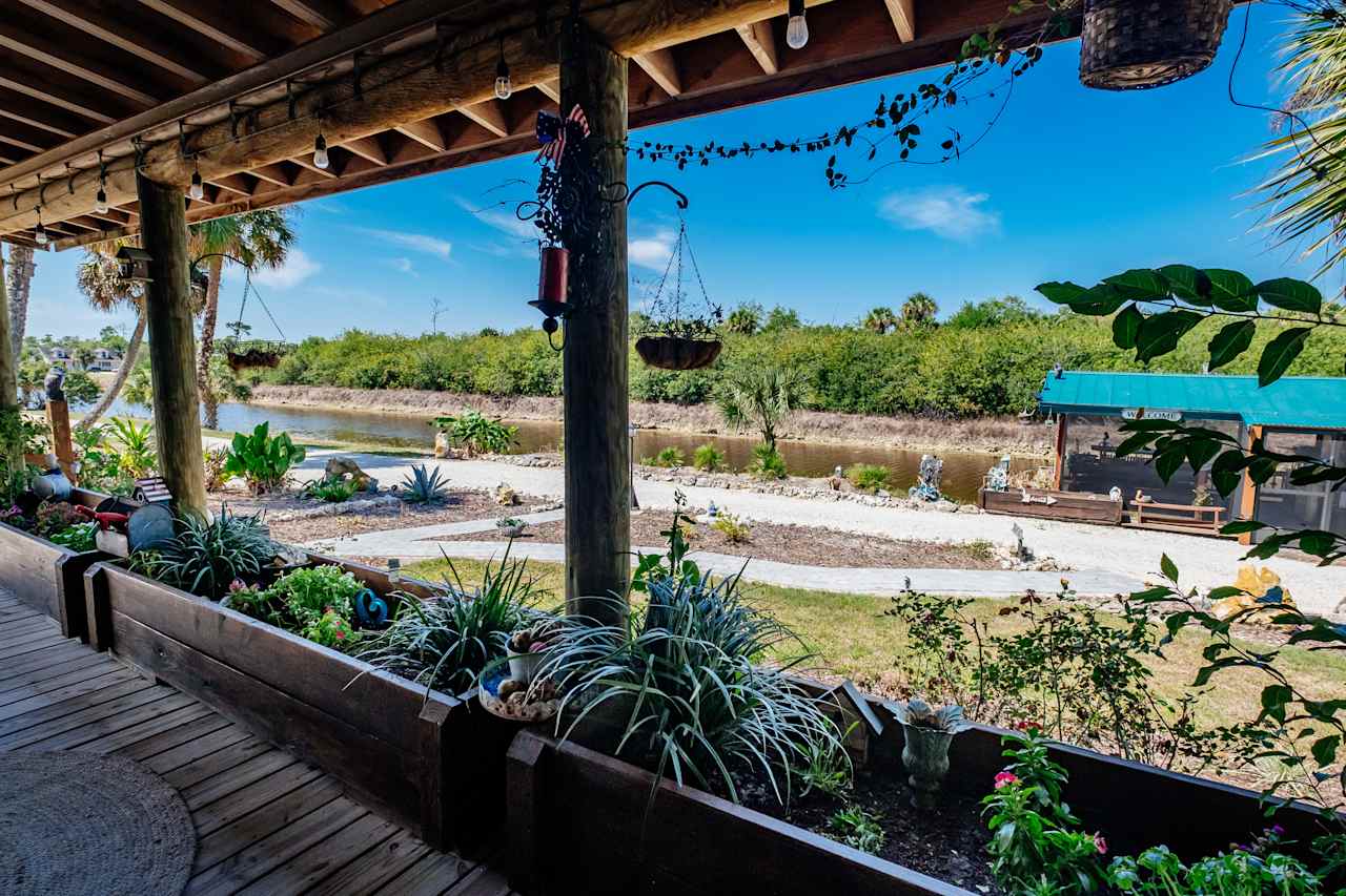 View from deck