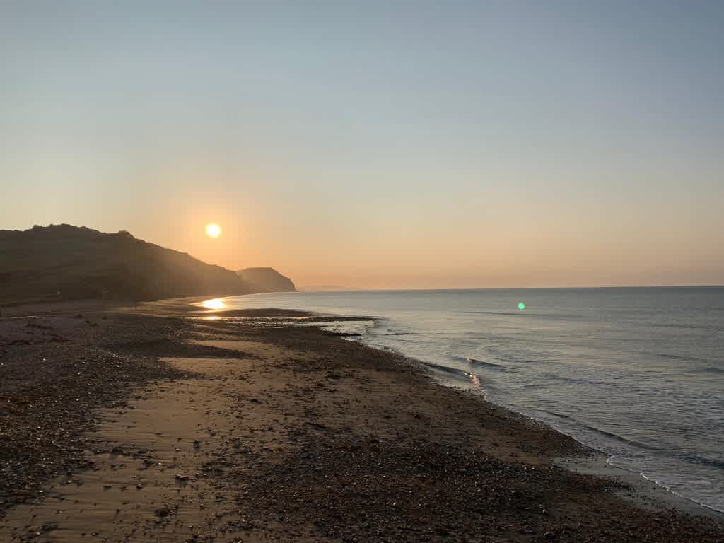 Sunrise at Charmouth