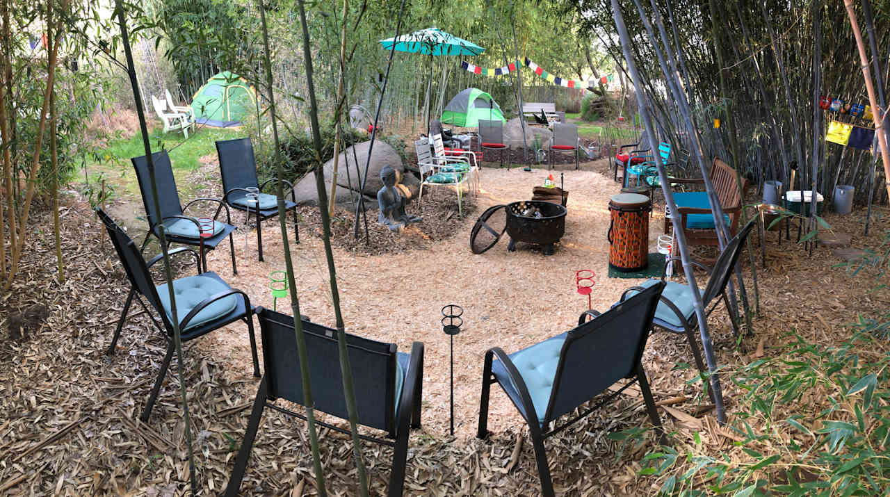Seating/Drum Circle, firepit area